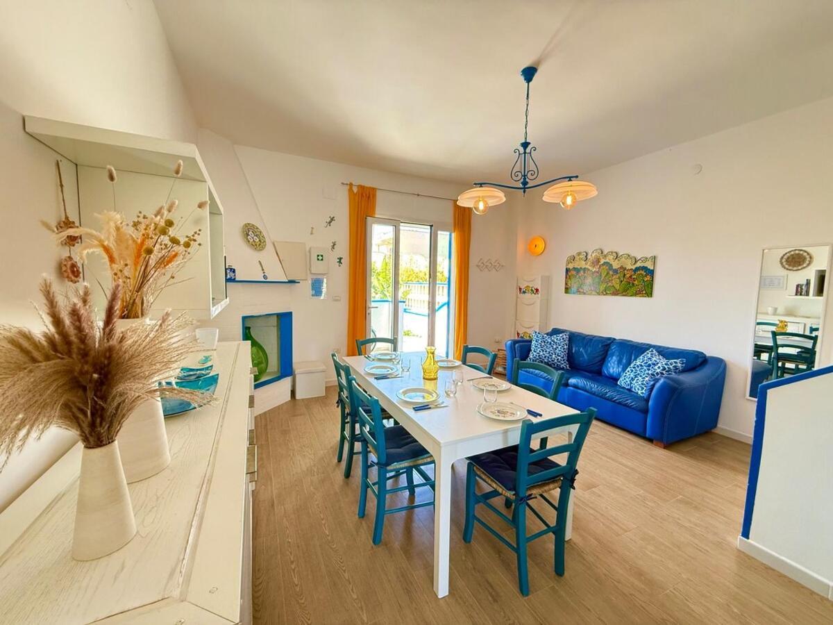 Villa Ranieri-Casa Con Vista A Campo Di Mare Torre San Gennaro Ngoại thất bức ảnh